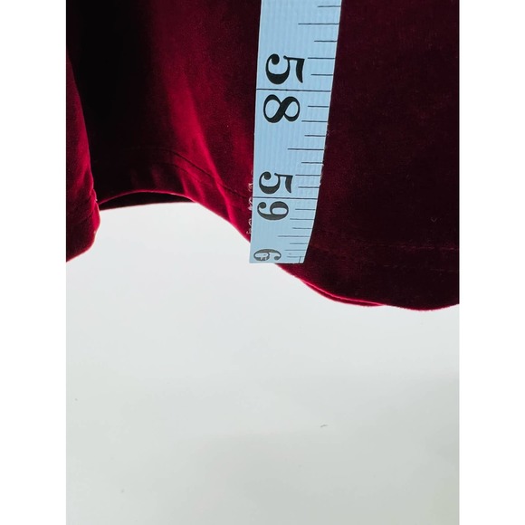 LULU'S S Stunning Luxury Wine Red Velvet Sleeveless Evening Maxi Dress NEW B46 - Picture 7 of 10